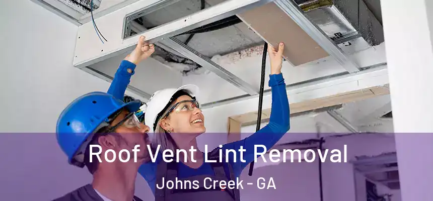 Roof Vent Lint Removal Johns Creek - GA
